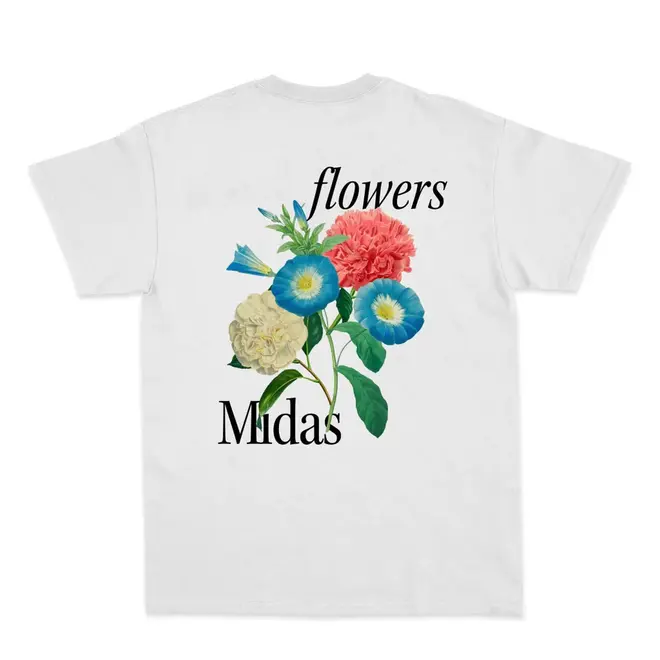 CAMISETA MIDAS FLOWERS