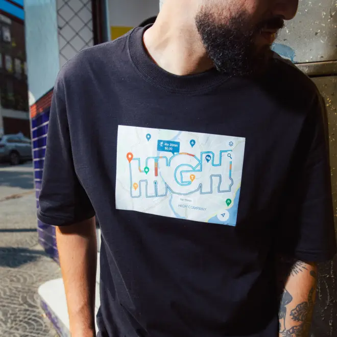 CAMISETA HIGH MAPS