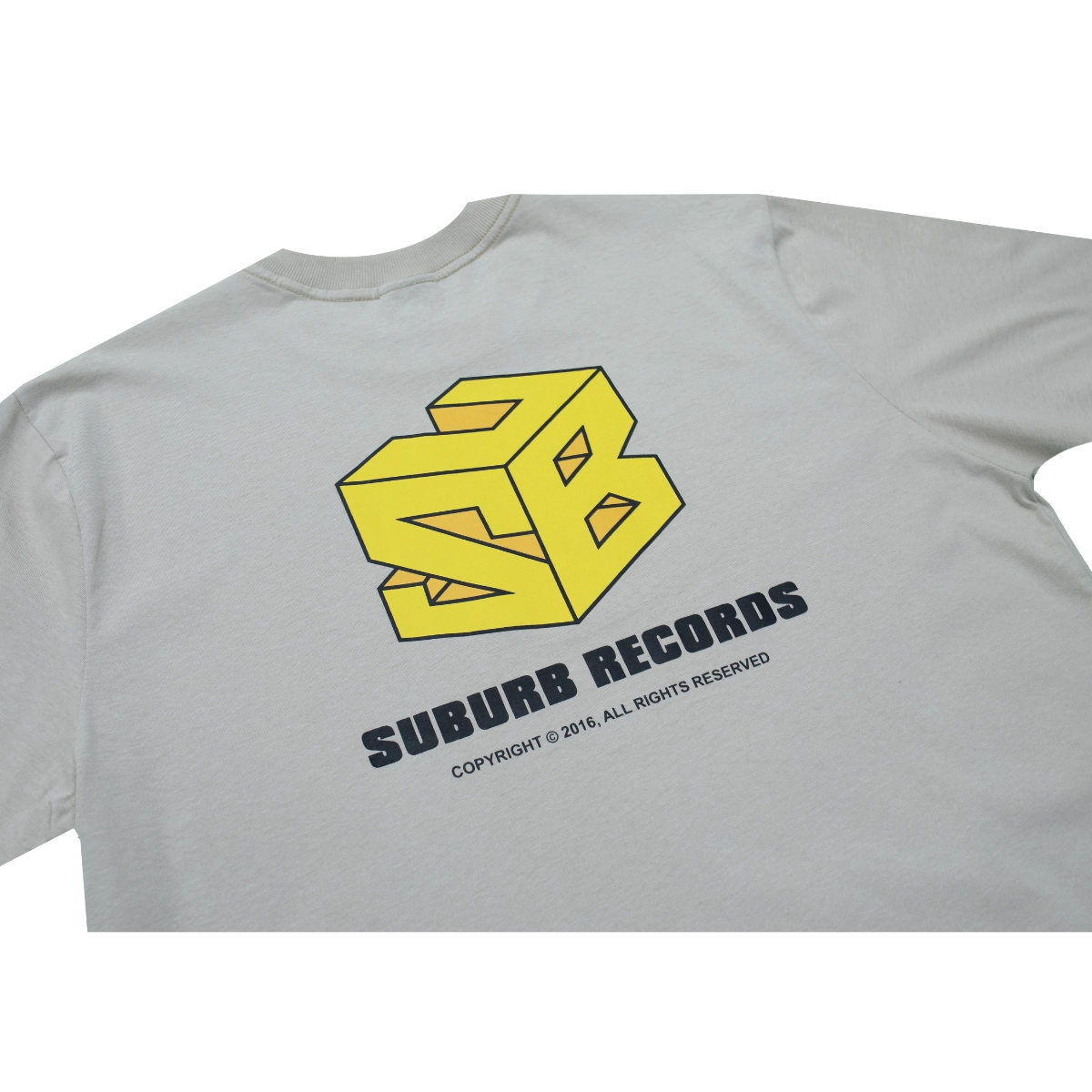 CAMISETA SUBURB CUBE BEGE