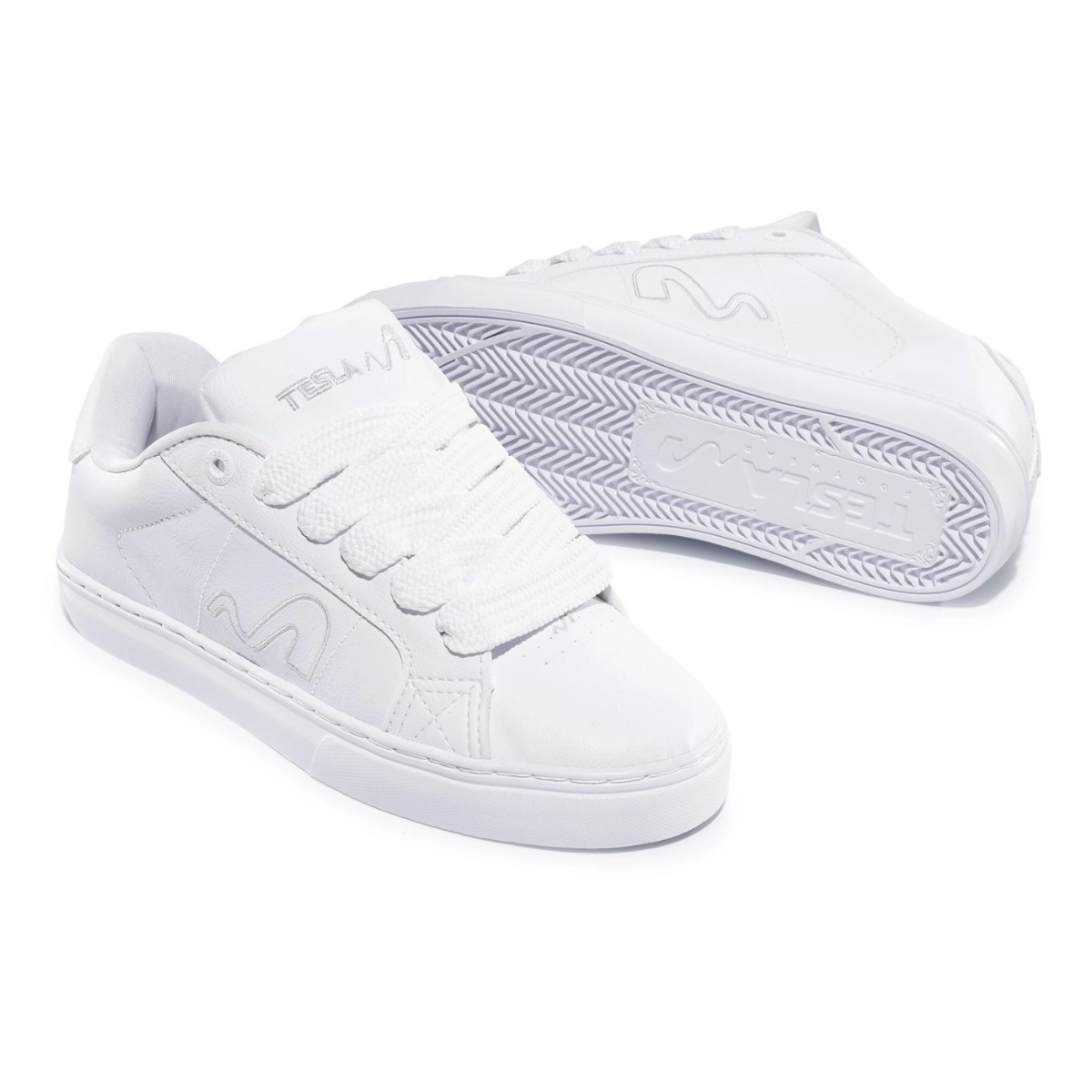 TENIS TESLA HERTZ ALL WHITE