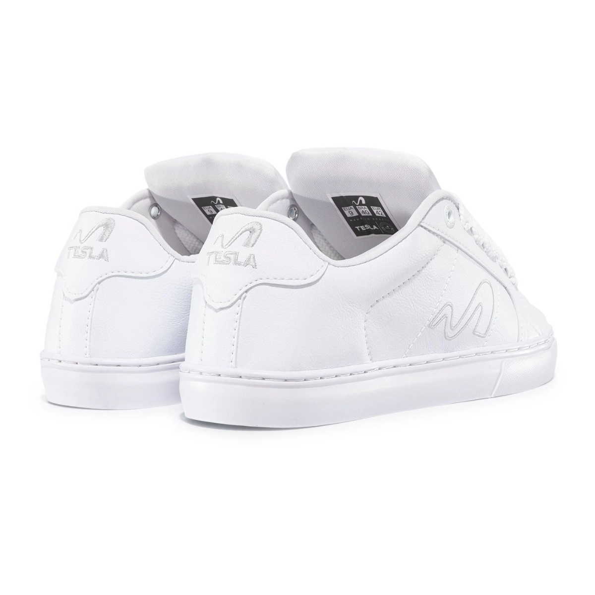 TENIS TESLA HERTZ ALL WHITE