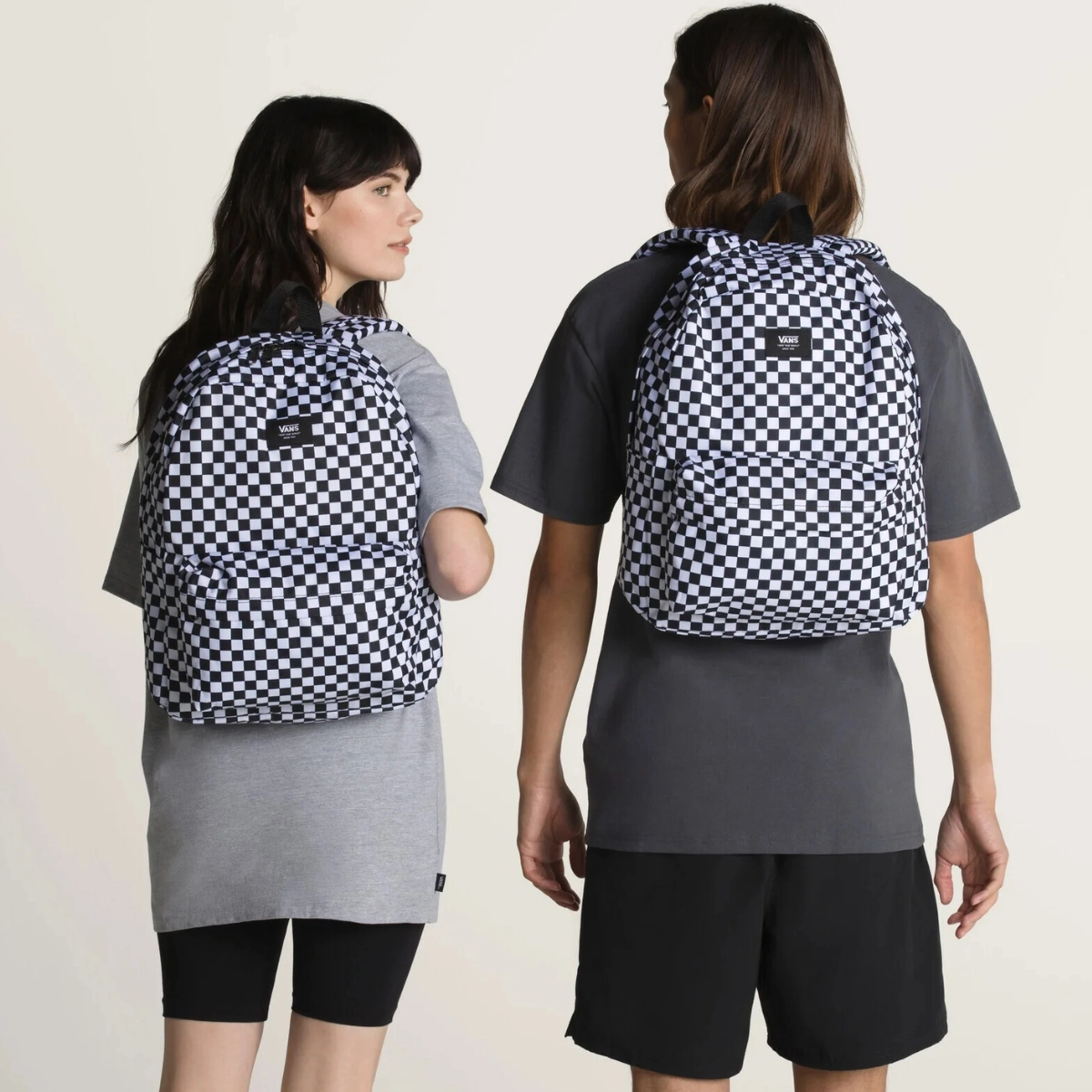 MOCHILA VANS OLD SKOOL H2O CHECK BLACK WHITE