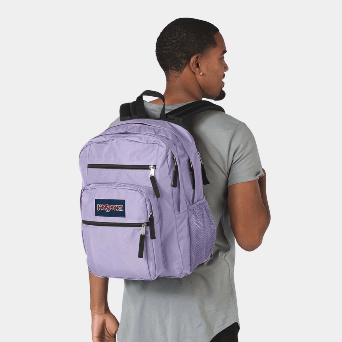 MOCHILA JANSPORT BIG STUDENT - PASTEL LILAC
