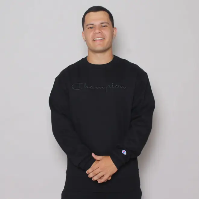 MOLETOM CHAMPION CARECA SCRIPT BORD