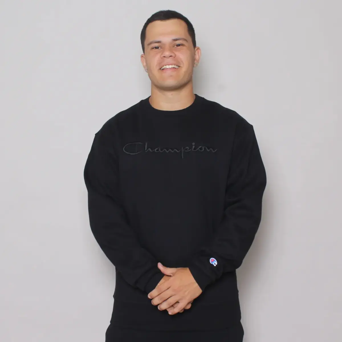 MOLETOM CHAMPION CARECA SCRIPT BORD