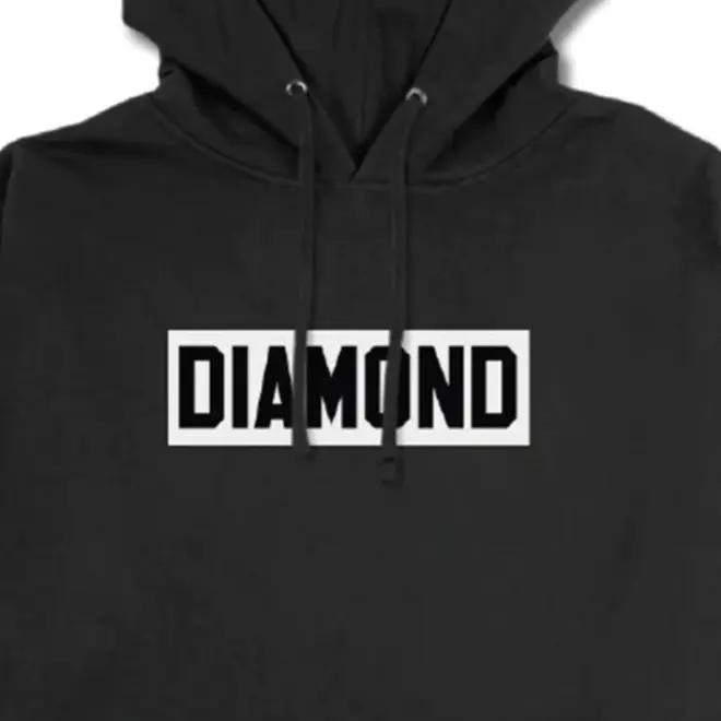 MOLETOM DIAMOND BOX LOGOHOODIE