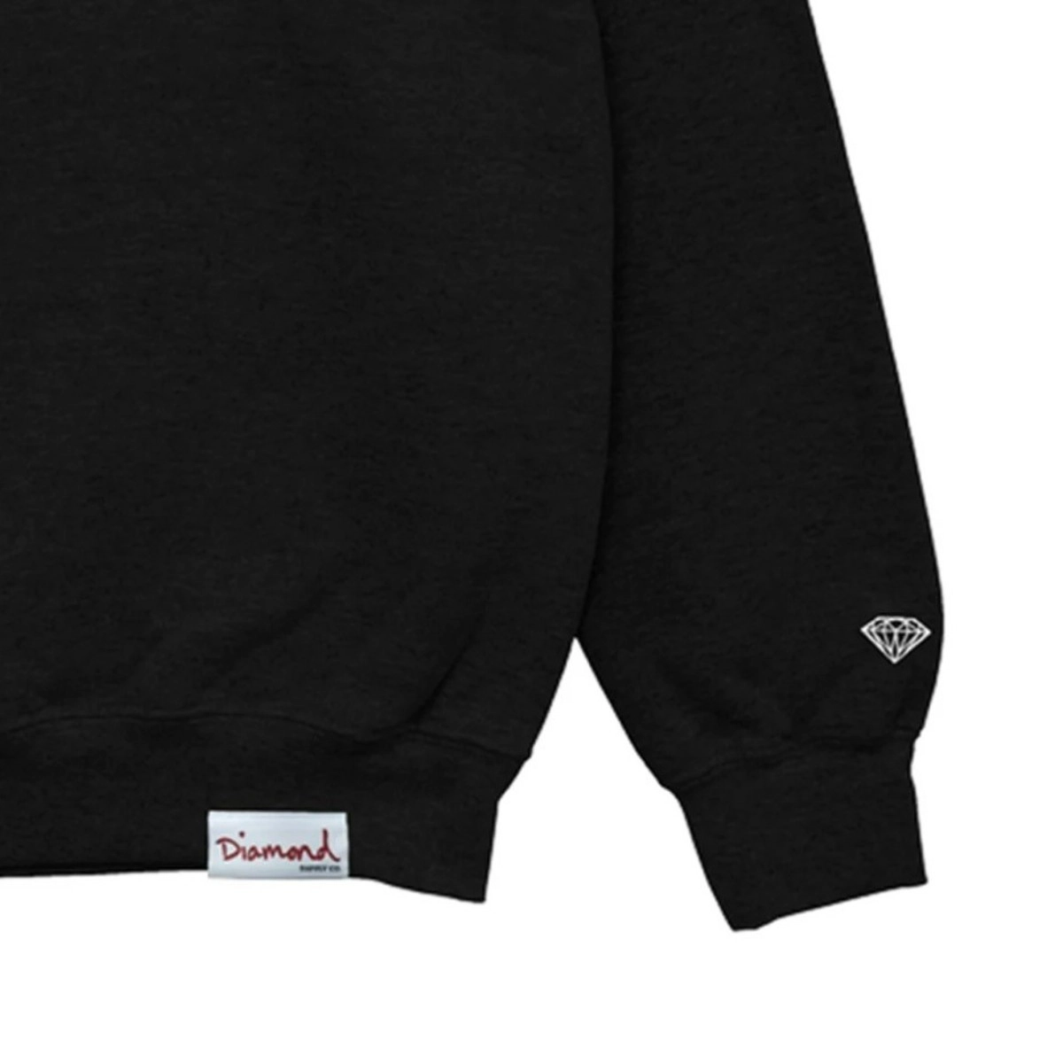 MOLETOM DIAMOND BOX LOGO PRETO
