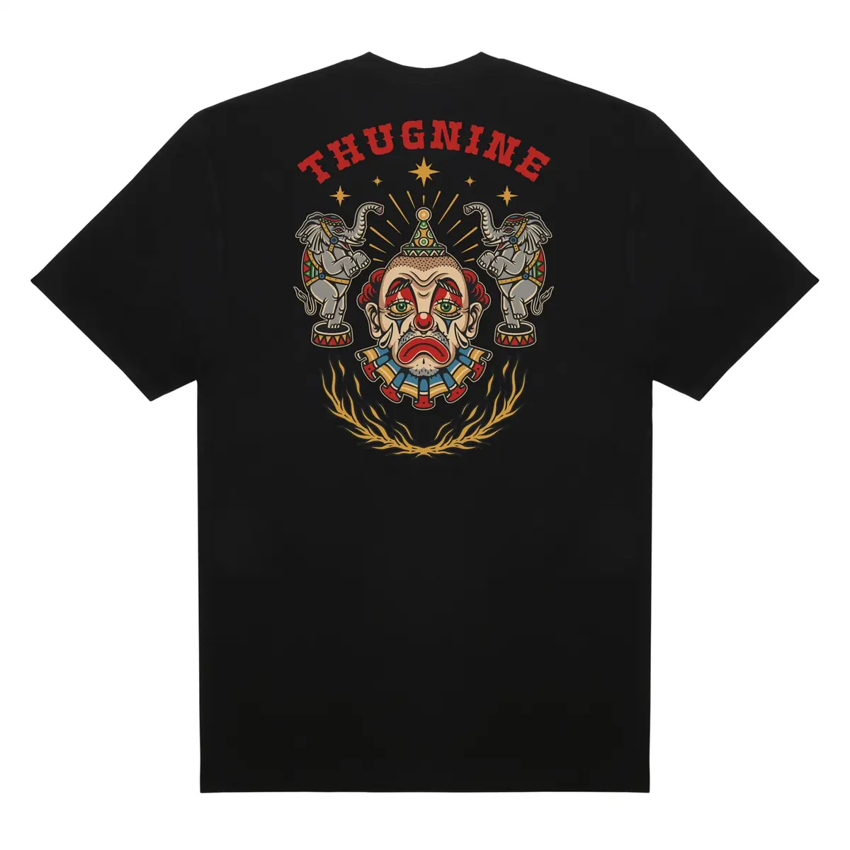 CAMISETA THUG NINE SAD CLOWN