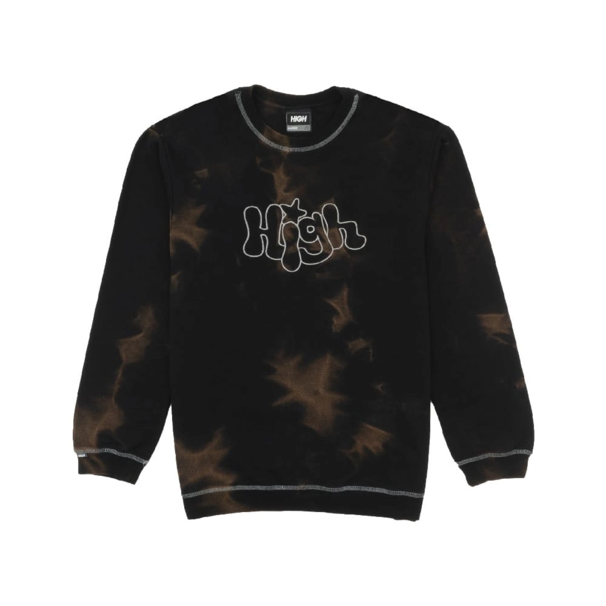 MOLETOM HIGH DYED CREWNECK BUBBLY BLACK