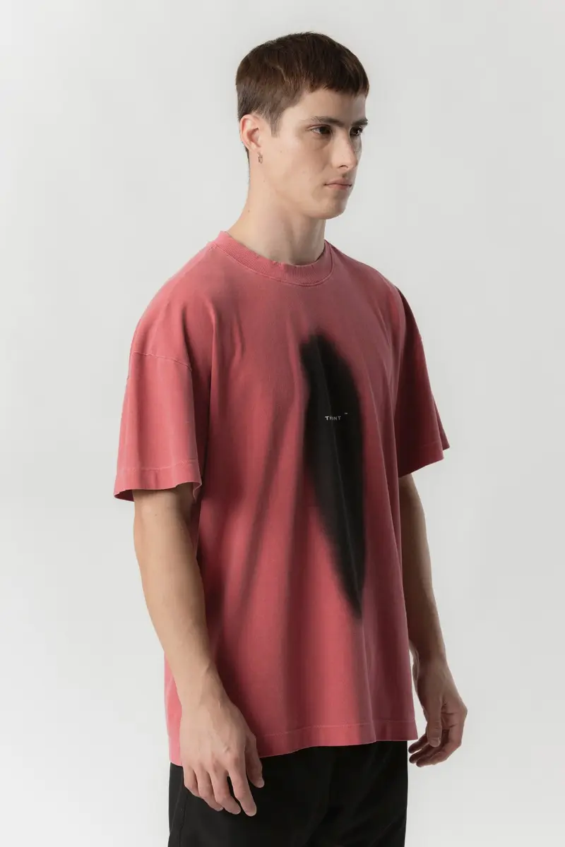 CAMISETA THESAINT BOXY HOLE STONED