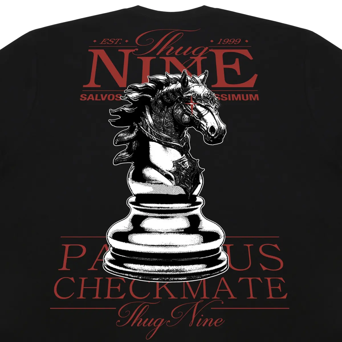 CAMISETA THUG NINE CHECKMATE