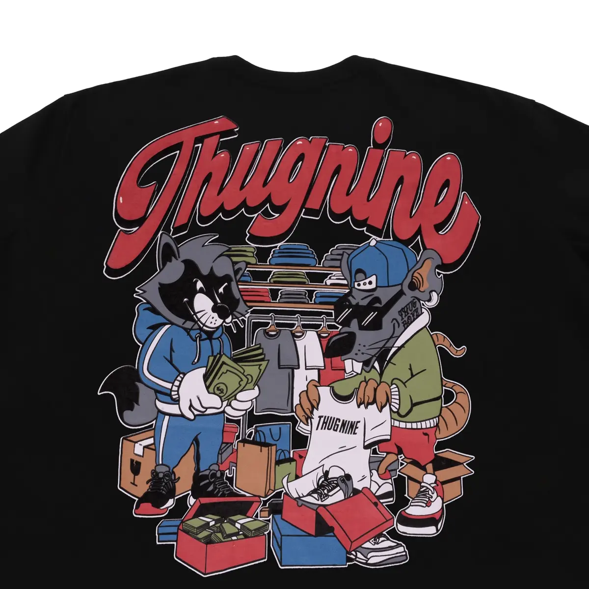 CAMISETA THUG NINE LIQUE
