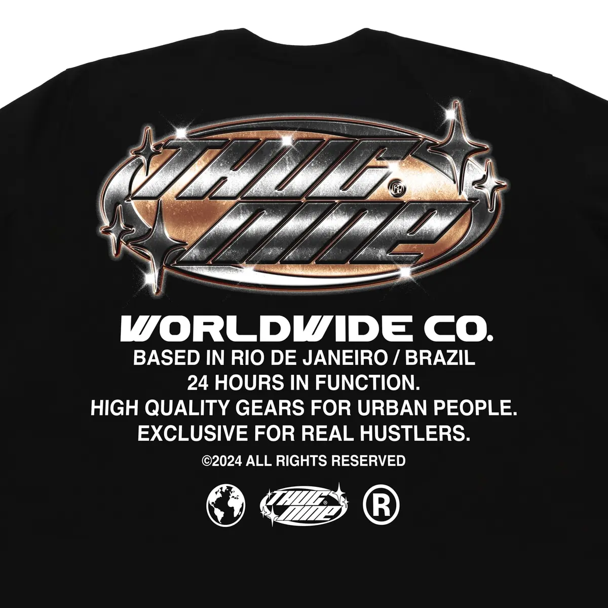 CAMISETA THUG NINE IRON WORK