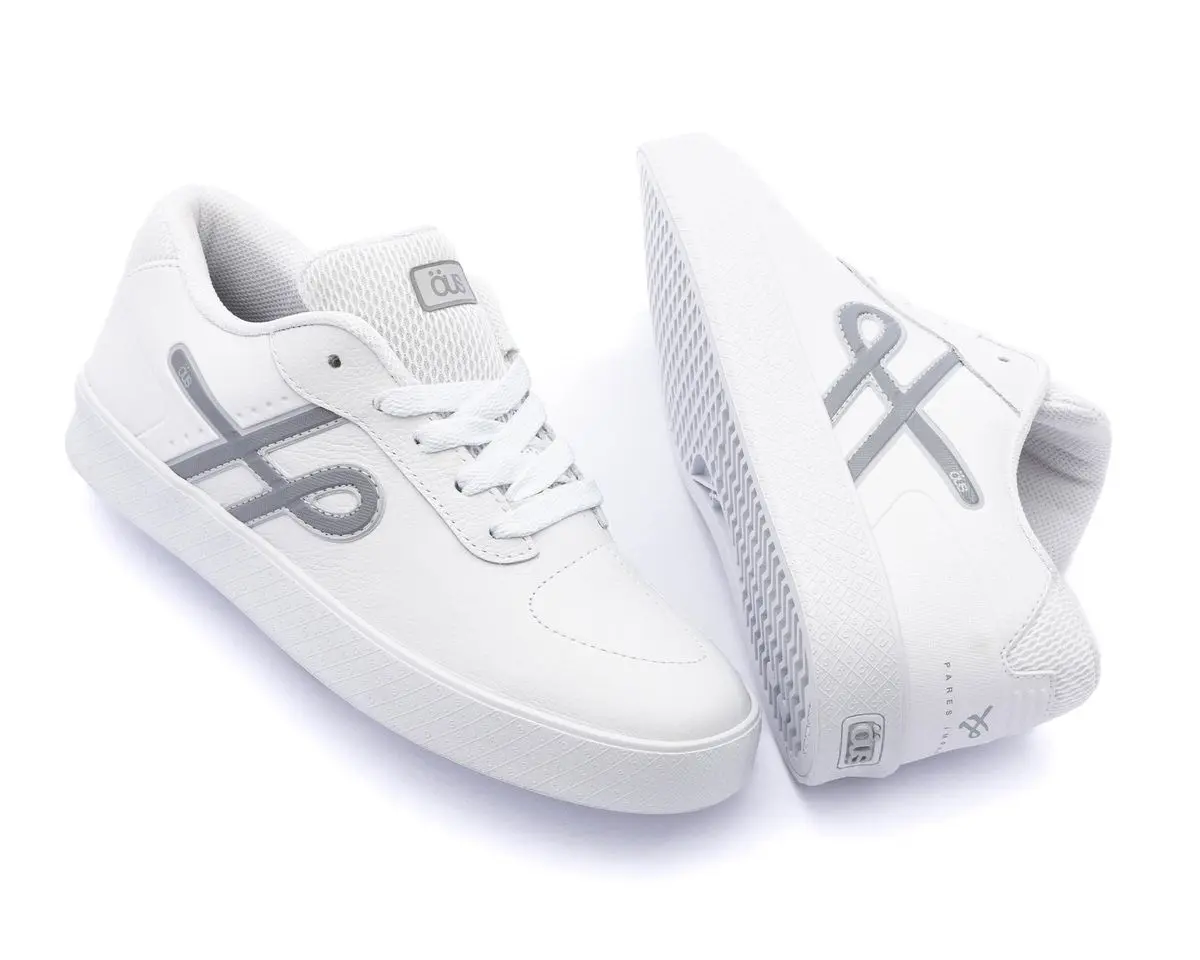 TENIS EMERGENTE BCO CINZA ESC SILVER ESSENCIAL