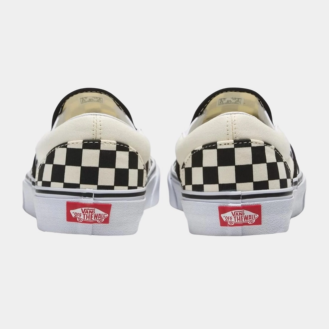 TENIS SLIP-ON CHECKERBOARD BLACK WHITE
