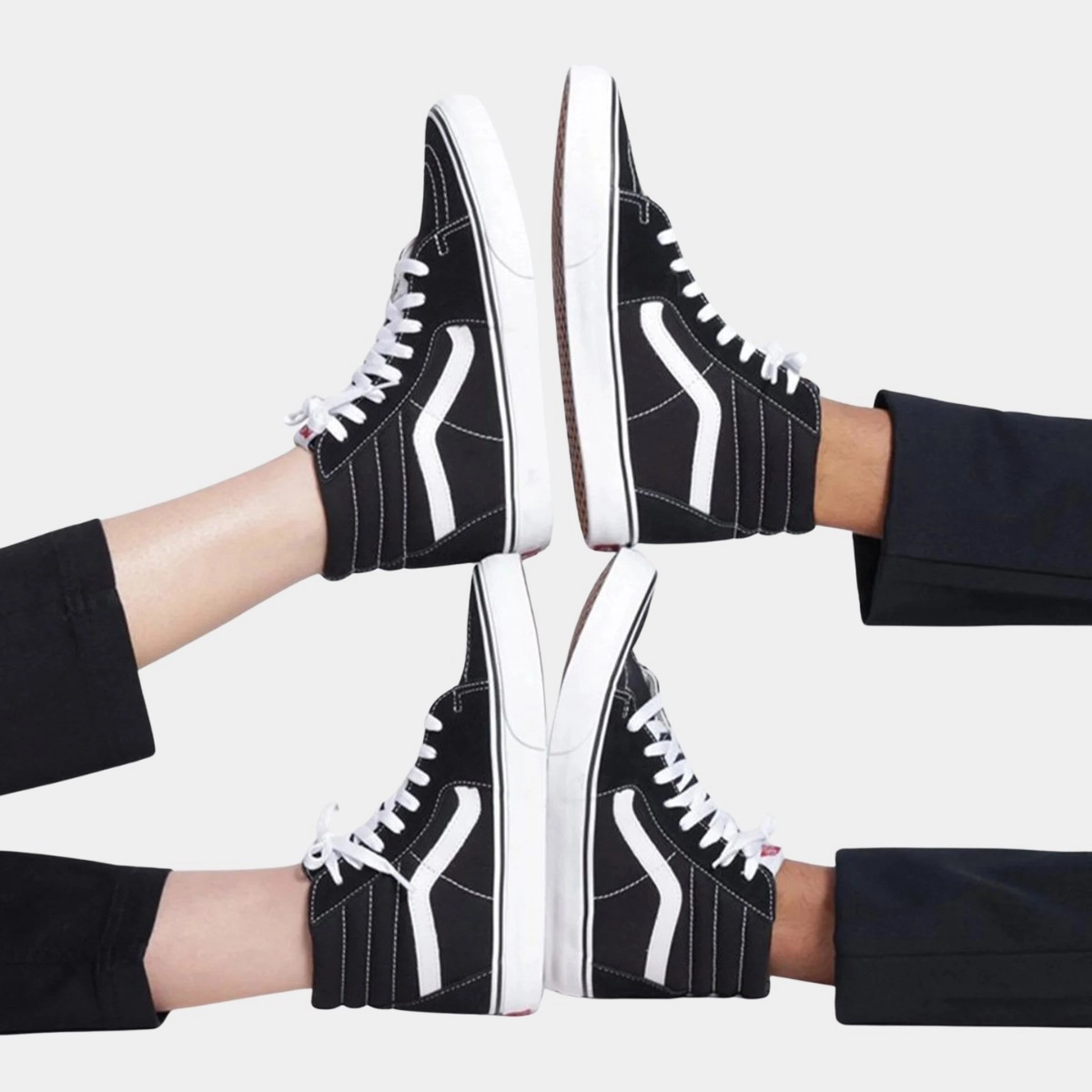 TENIS VANS SK8-HI BLACK WHITE