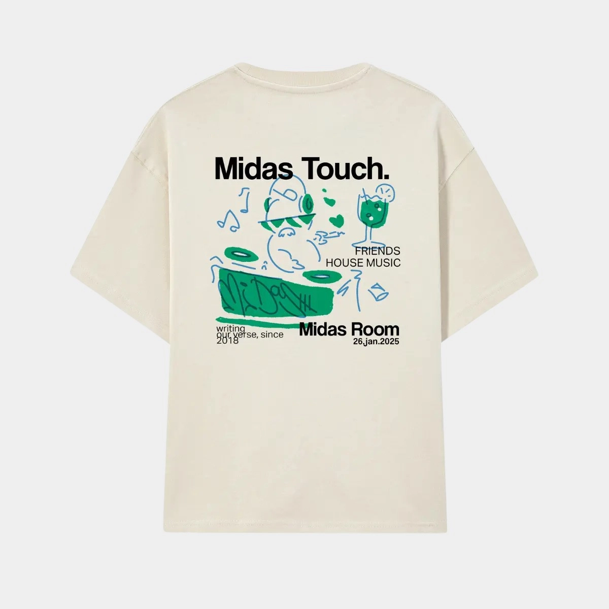 CAMISETA MIDAS ABSTRACT