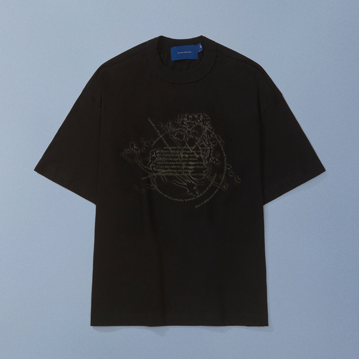 CAMISETA QUADRO CRIATION TRANSMUTAÇÃO BOXY