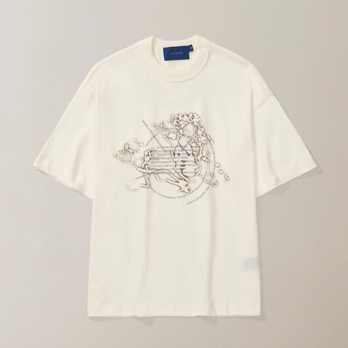 CAMISETA QUADRO CRIATION TRANSMUTAÇÃO BOXY