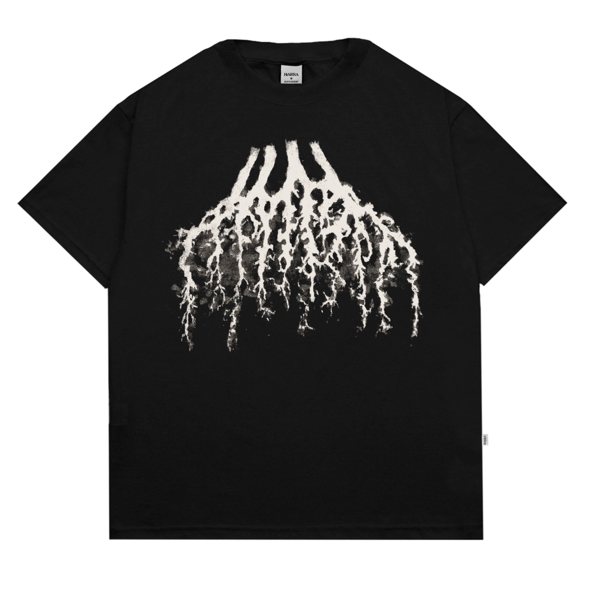 CAMISETA BARRA CREW RAIZES PRETA