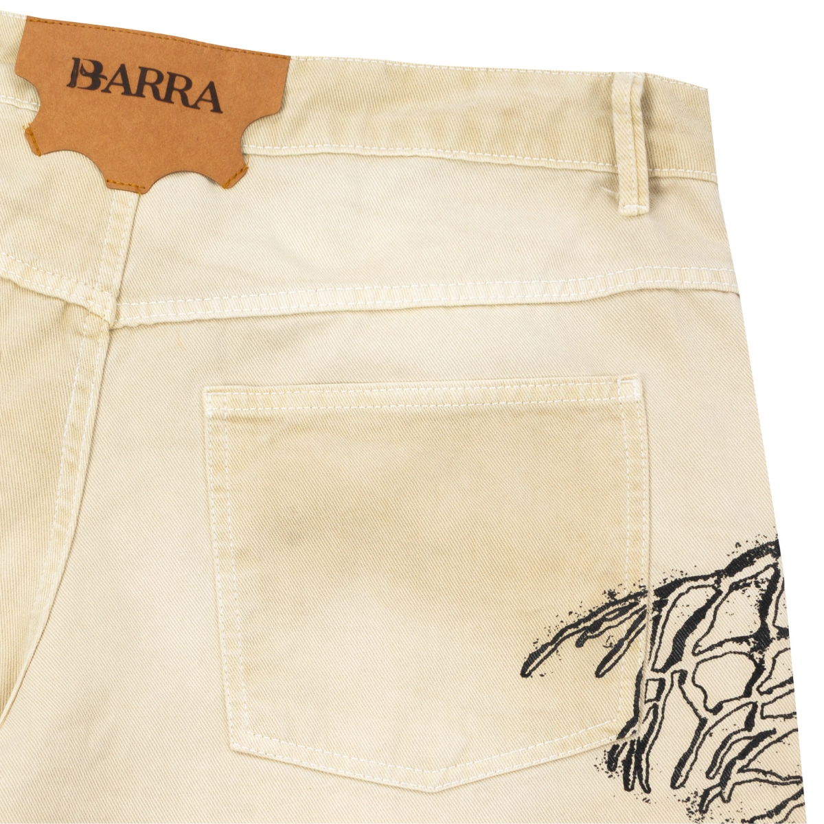 BERMUDA JEANS BARRA RAIZES