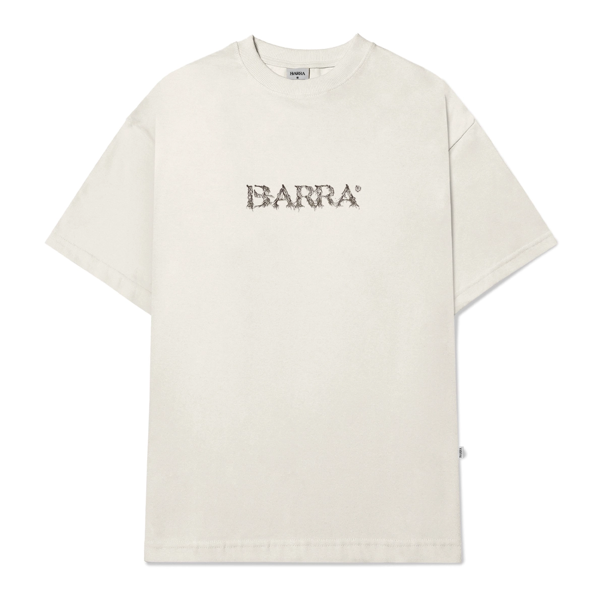 CAMISETA BARRA LOGO RAIZES OFF WHITE