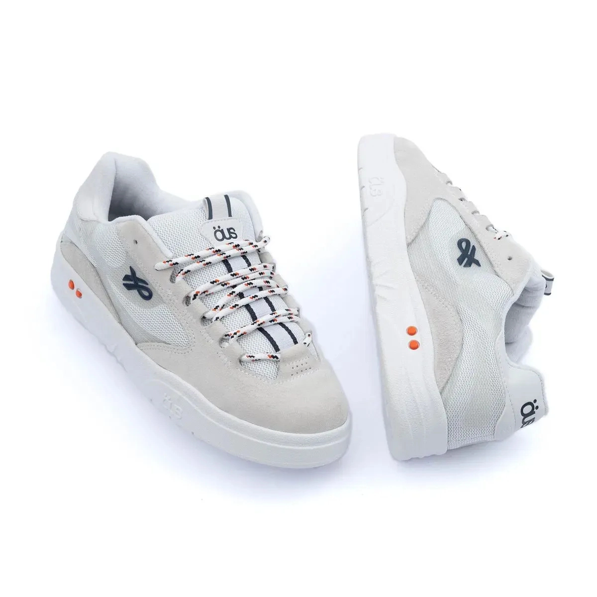 TENIS OUS FLUENTE GTX CINZA AZUL BRANCO ESSENCIAL