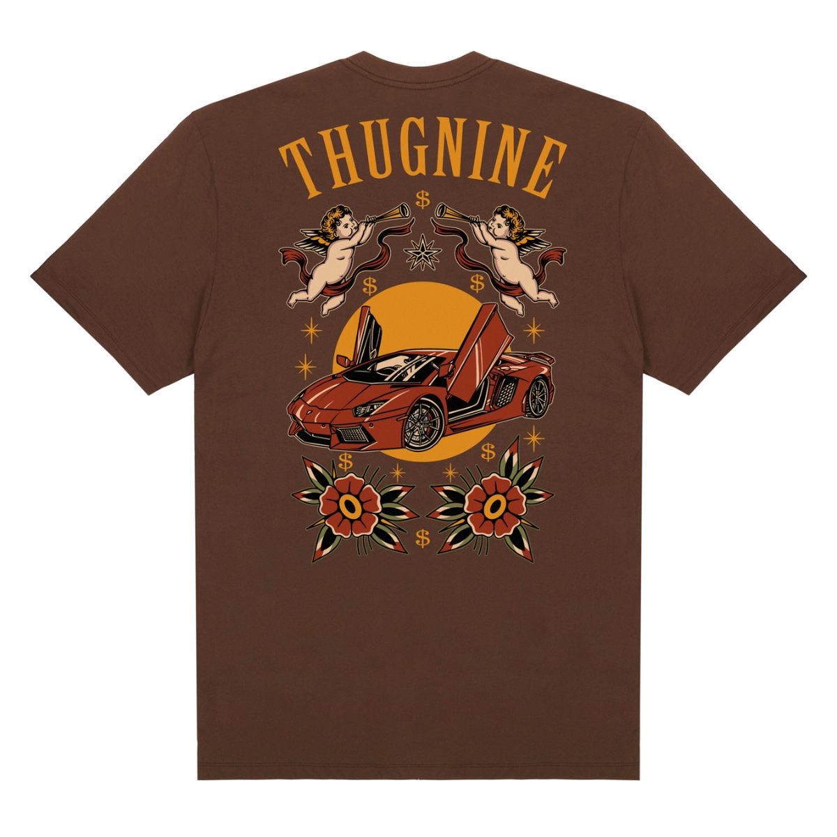 CAMISETA THUG NINE LAMBORGHINI