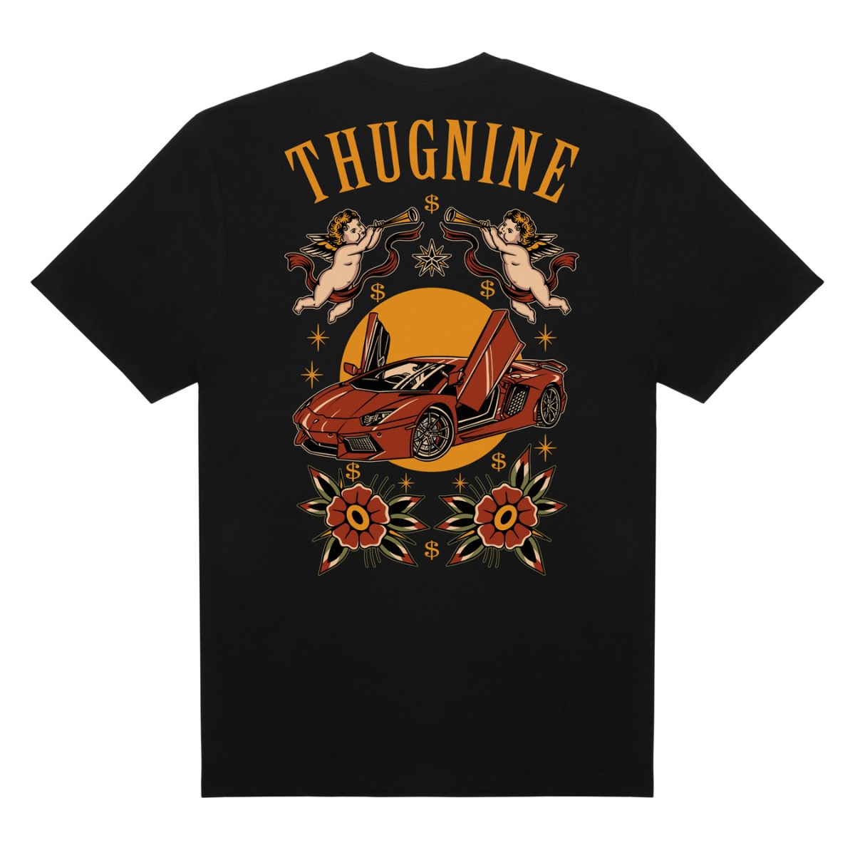 CAMISETA THUG NINE LAMBORGHINI