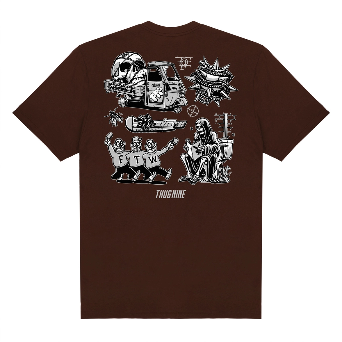 CAMISETA THUG NINE TURMOIL
