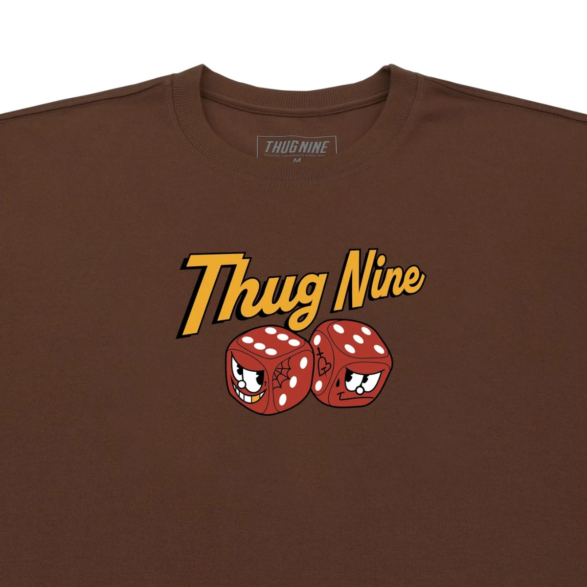 CAMISETA THUG NINE OG DICES