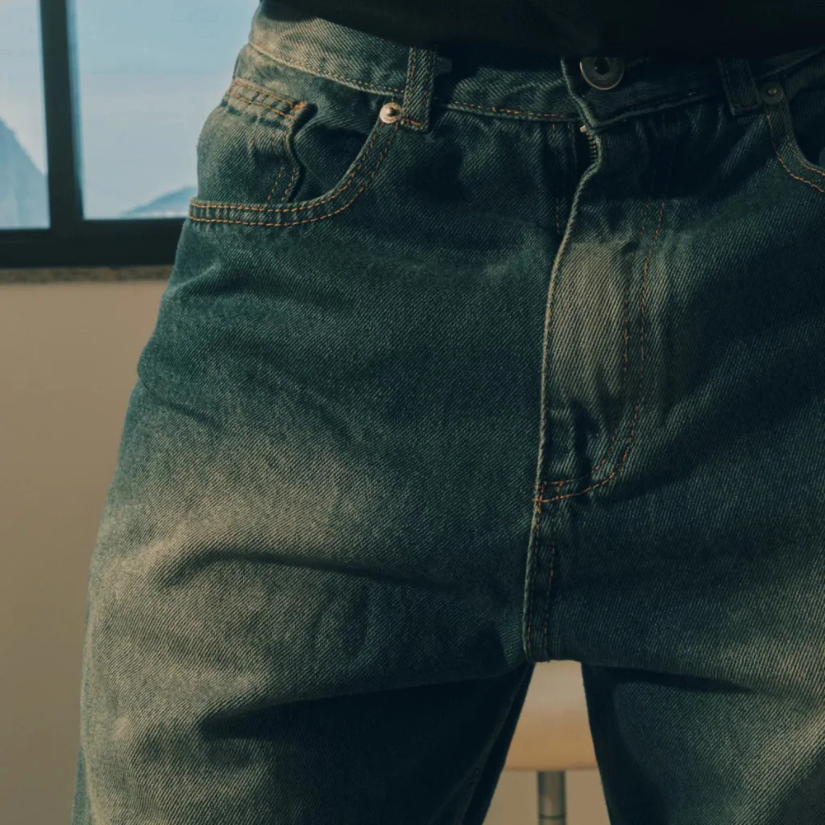 CALÇA MIDAS DARK BLUE WASHED JEANS