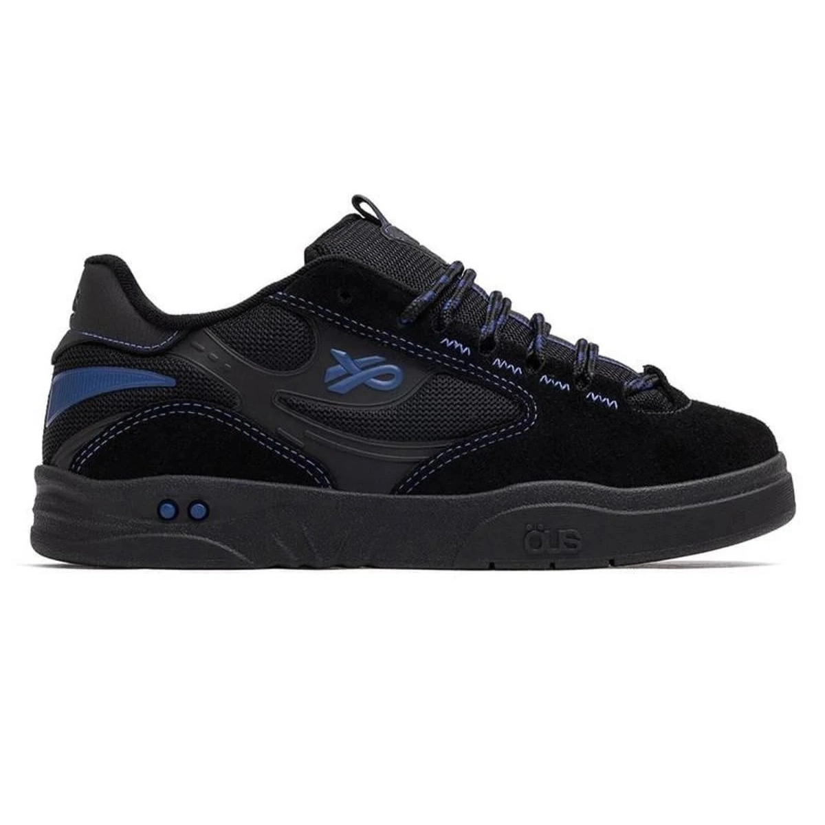 TENIS OUS FLUENTE GTX PRETO AZUL ESSENCIAL