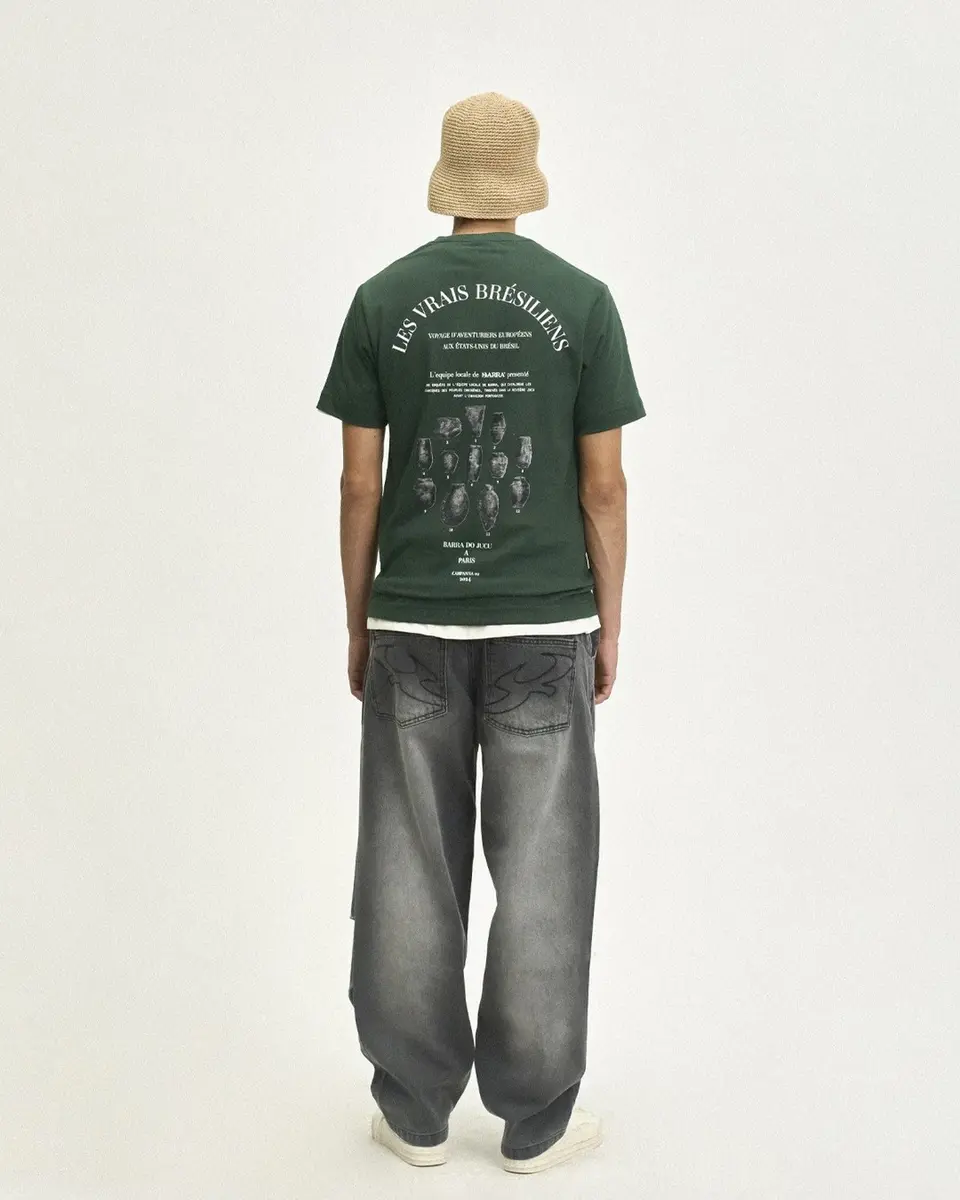 CALCA BARRA CREW JEANS PATTERN B
