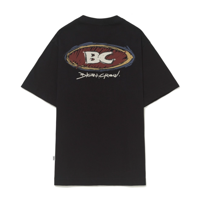 CAMISETA BARRA GOODS LOGO HANDMADE PRETA