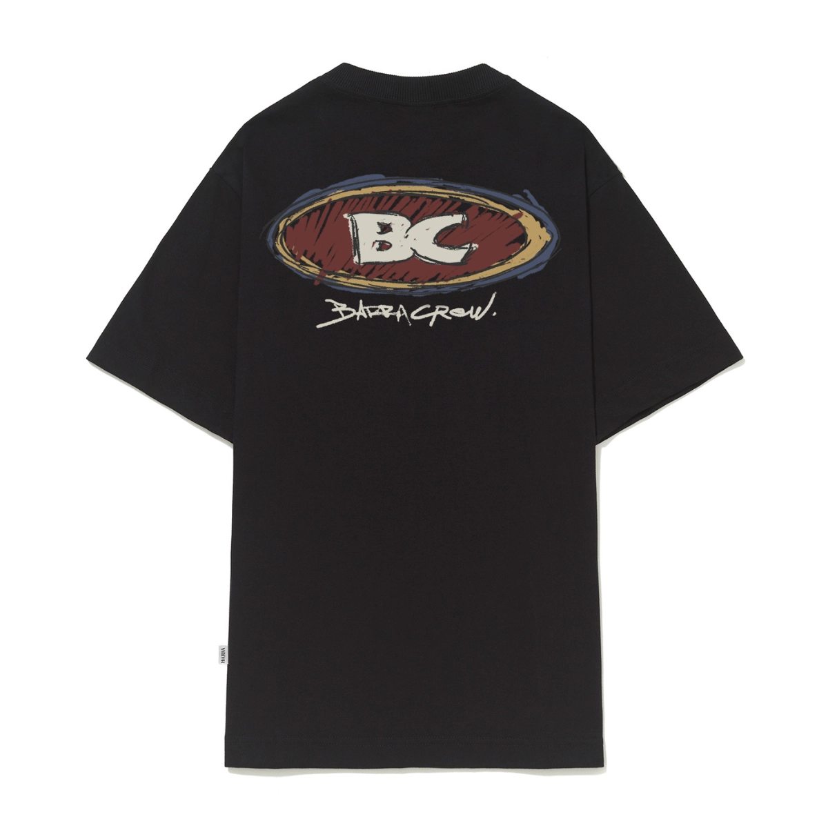 CAMISETA BARRA GOODS LOGO HANDMADE PRETA