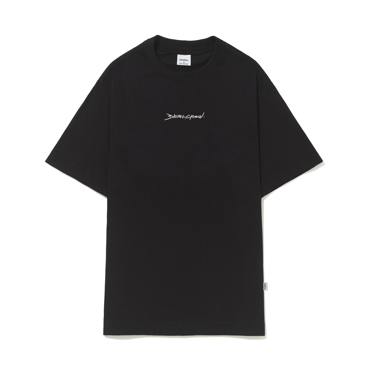 CAMISETA BARRA GOODS LOGO HANDMADE PRETA