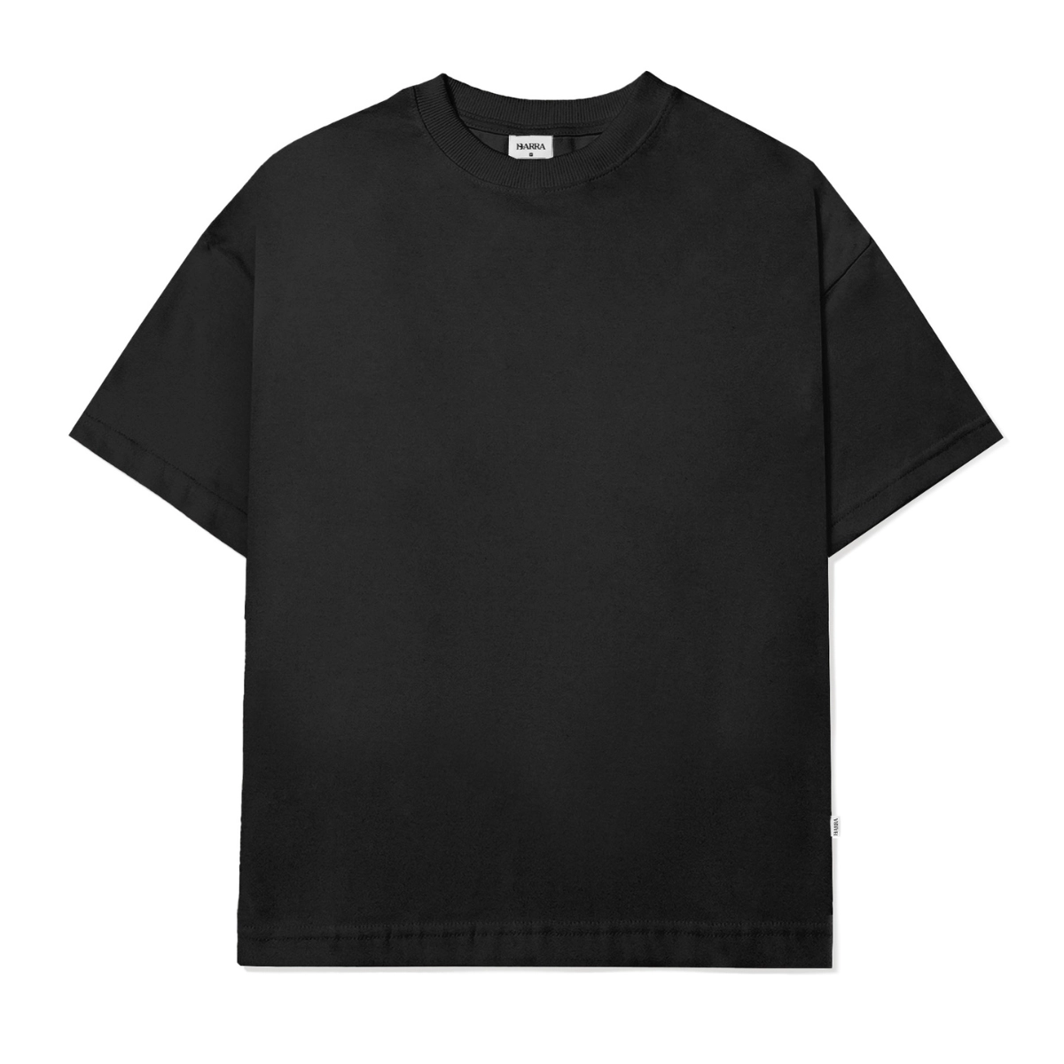 CAMISETA BARRA ASSINATURA LOGO HANDMADE PRETA