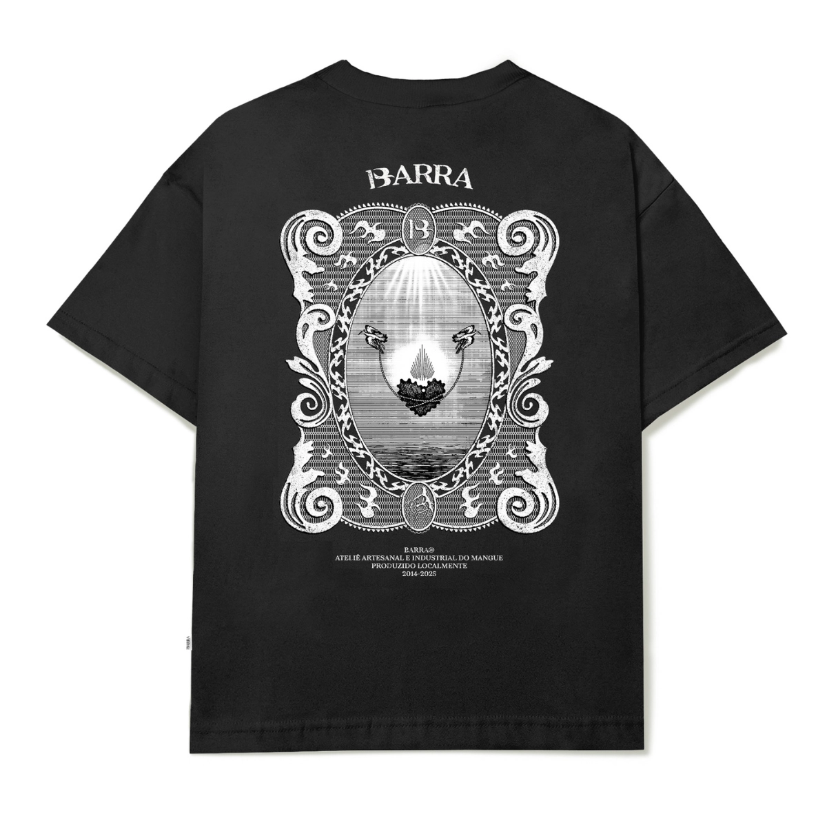 CAMISETA BARRA ATELIE PRETA