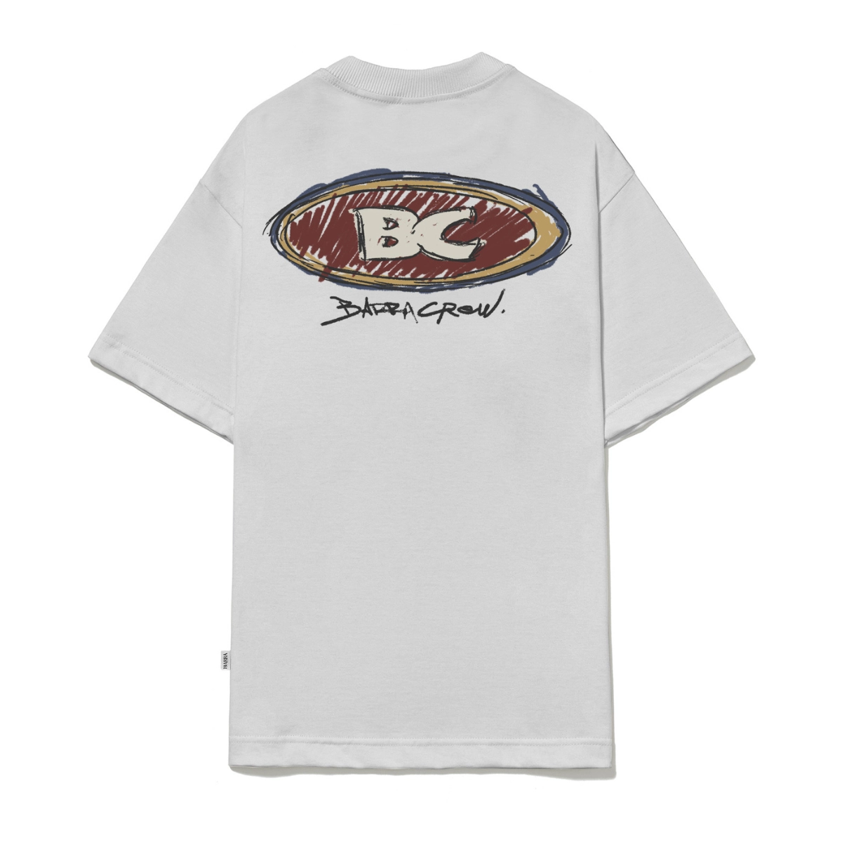 CAMISETA BARRA “GOODS LOGO” HANDMADE CINZA