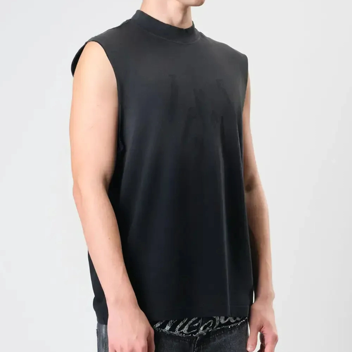 CAMISETA THESAINT TANK TOP BRUSHED STONED
