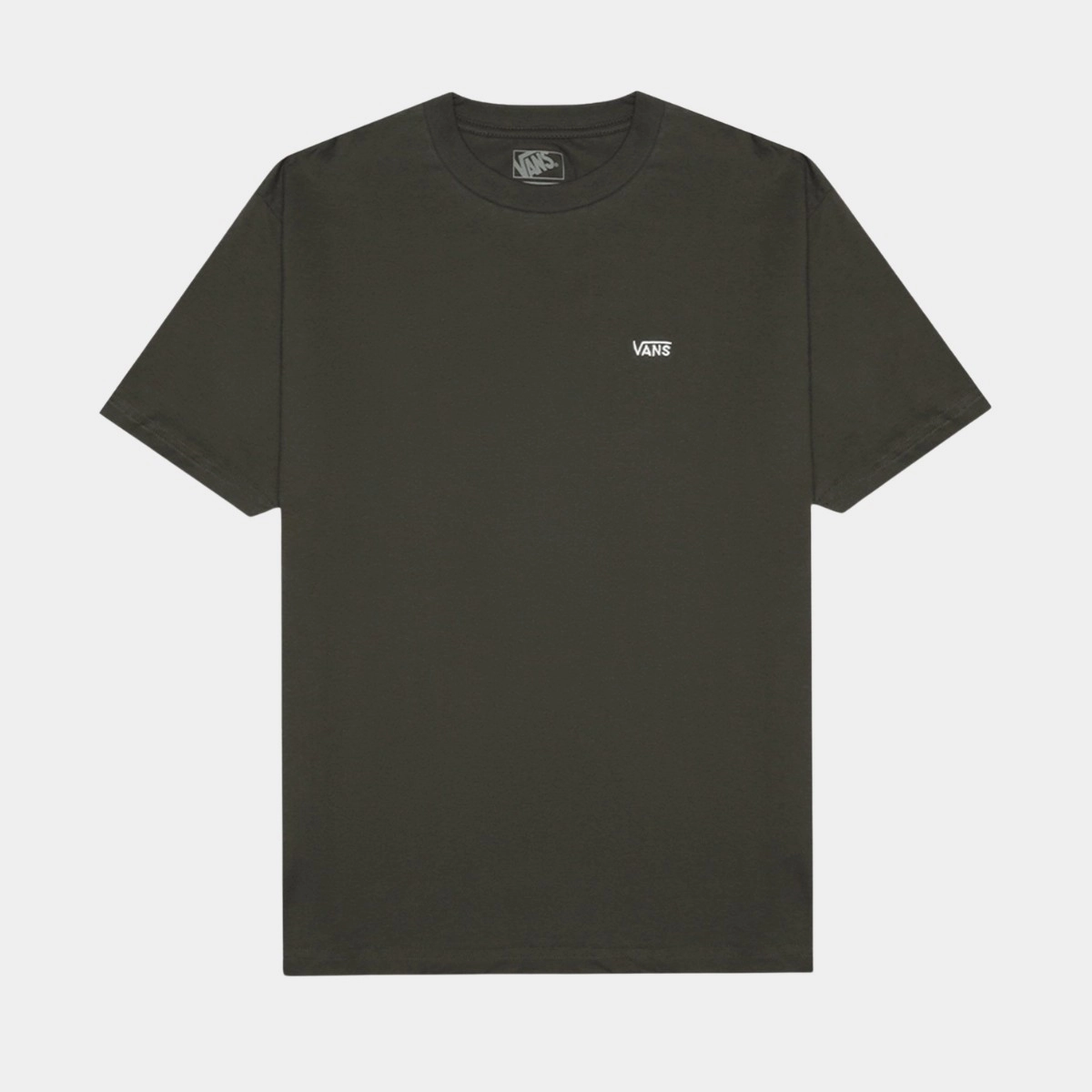 CAMISETA VANS CORE BASICS COAL BROWN WHITE