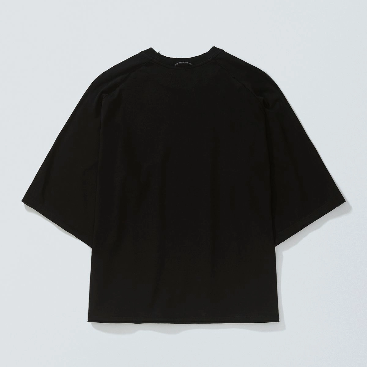 CAMISETA QC PIQUET PLAYSOLITAIRE OVERSIZED RAGLAN BLACK