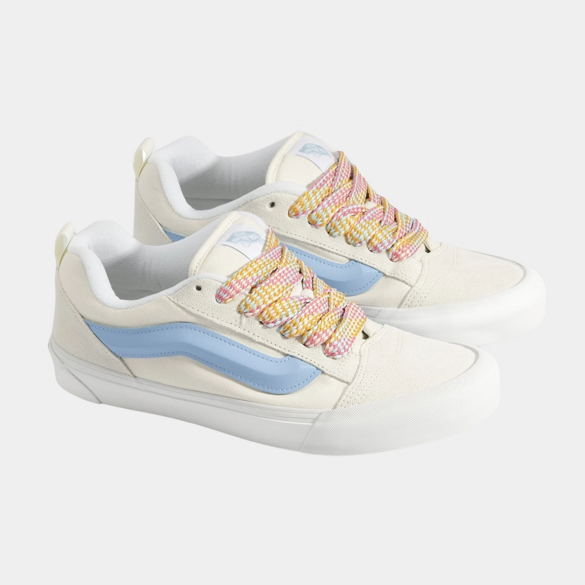 TENIS VANS KNU SKOOL FAT LACE OVERSIZED WHITE