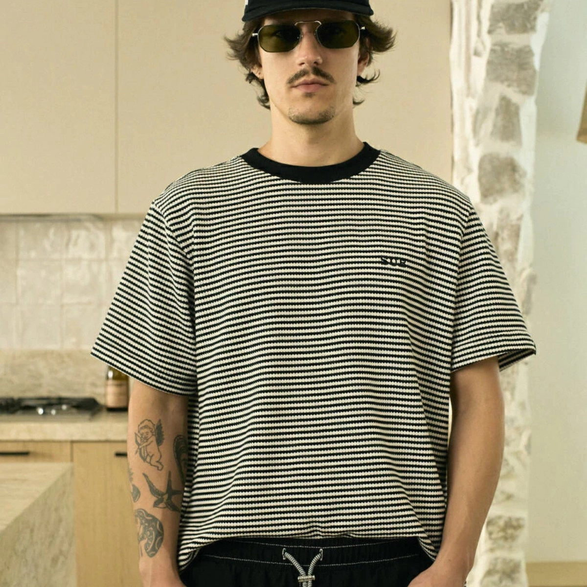 CAMISETA SUB GEOMETRIC STRIPE REGULAR