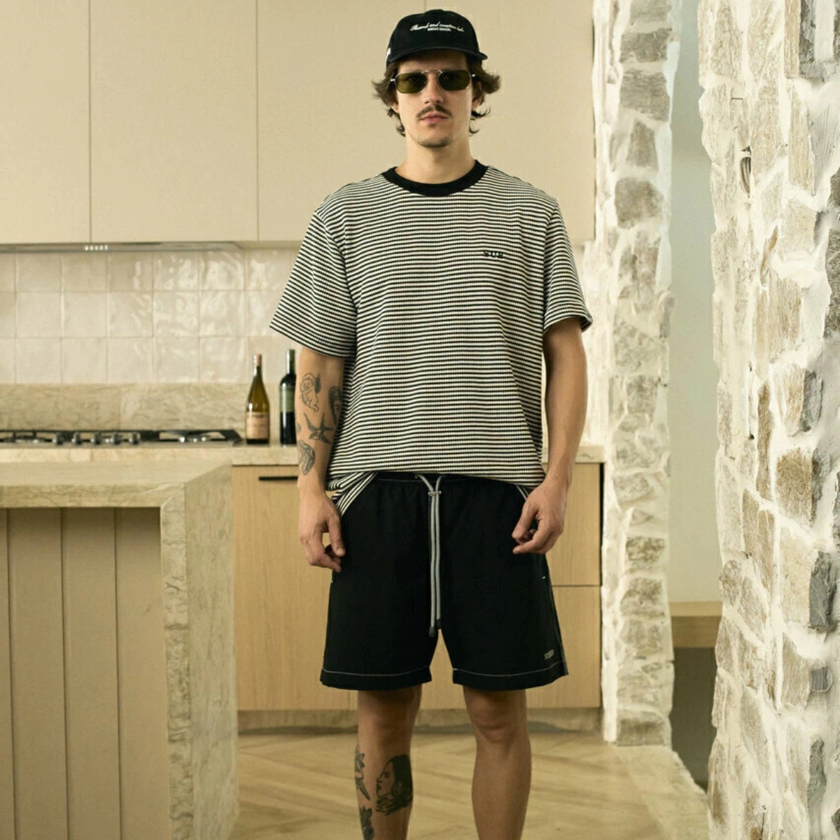 CAMISETA SUB GEOMETRIC STRIPE REGULAR