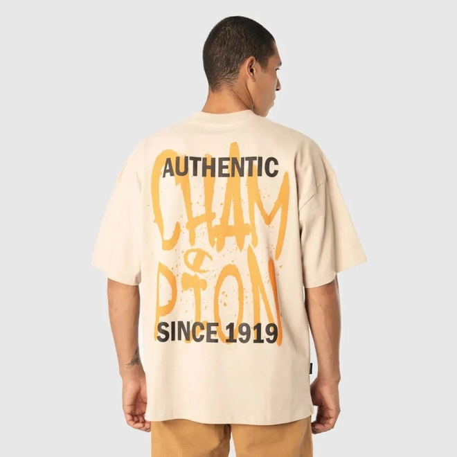 CAMISETA OVERSIZED CHAMPION LIFE BIG SCREEN SINCE INK