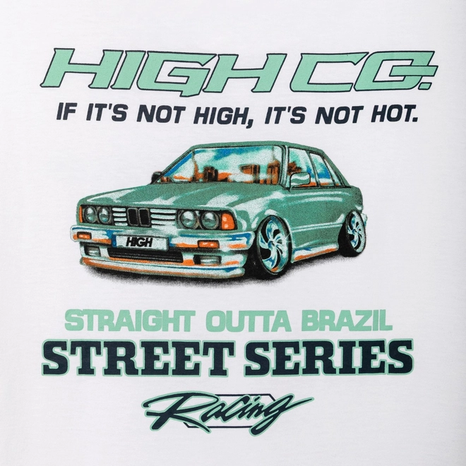 CAMISETA HIGH STREET RACING OFF WHITE
