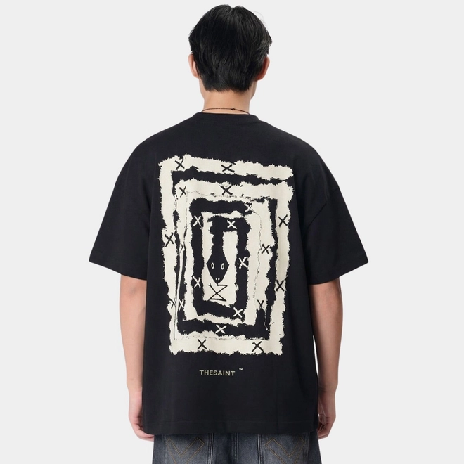 CAMISETA THESAINT OVERSIZED LABIRINTO