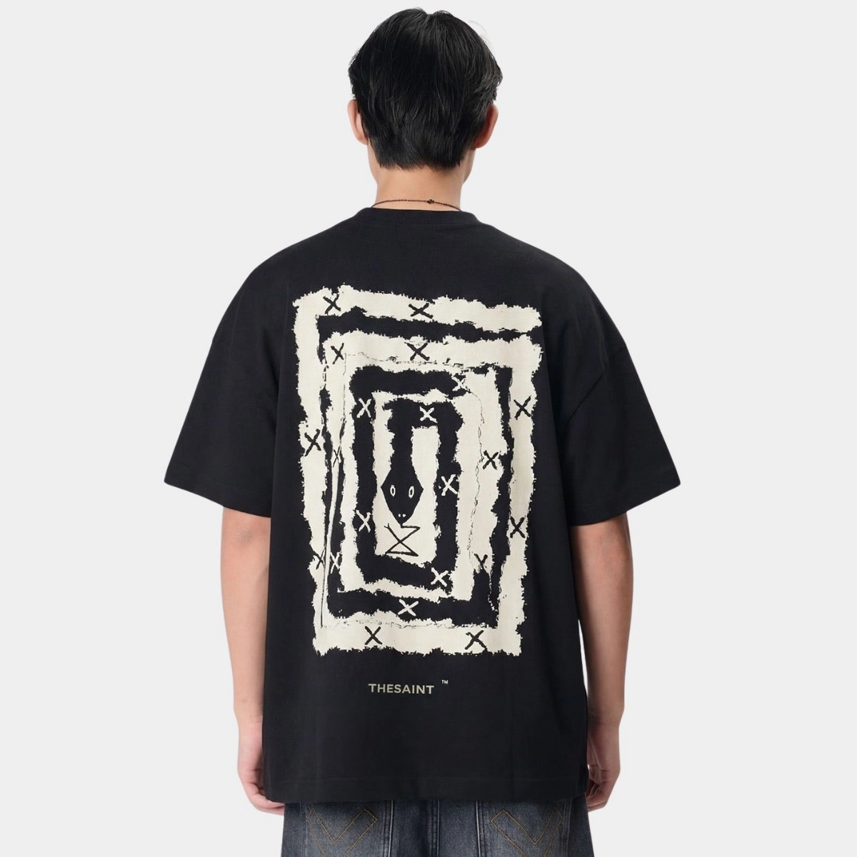 CAMISETA THESAINT OVERSIZED LABIRINTO